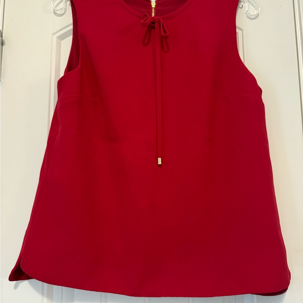 Ted Baker Vibrant Red Sleeveless Blouse